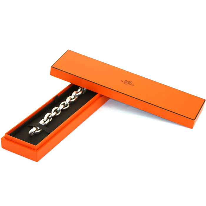 Brazalete Hermès Acrobate en plata