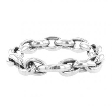 Brazalete Hermès Acrobate en plata