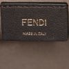 Fendi Kan I shoulder bag in black leather and red python - Detail D4 thumbnail