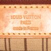 Louis Vuitton Neverfull small model shopping bag in brown monogram canvas and natural leather - Detail D3 thumbnail