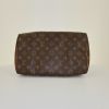 Bolso de mano Louis Vuitton Speedy 25 cm en lona Monogram revestida marrón y cuero natural - Detail D4 thumbnail