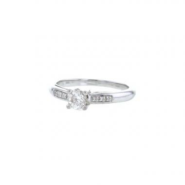 Mauboussin Tu es le sel de ma vie #3 solitaire ring in white gold and diamonds