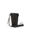 Loewe Pocket pouch in black grained leather - 00pp thumbnail