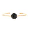 Bracelet Pomellato Sabbia grand modèle en or rose et diamants noirs - 00pp thumbnail