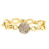 Pomellato Sabbia bracelet in yellow gold and diamonds - 00pp thumbnail