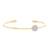 Pomellato Sabbia small model bracelet in white gold,  pink gold and diamonds - 00pp thumbnail