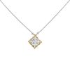 Buccellati necklace in yellow gold,  white gold and diamonds - 00pp thumbnail