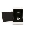 Flexible Chanel Ultra medium model ring in white gold,  ceramic and diamonds - Detail D2 thumbnail