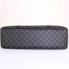 Louis Vuitton briefcase in grey damier canvas and black leather - Detail D4 thumbnail