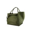 Celine Big Bag medium model handbag in khaki leather - 00pp thumbnail