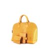Bolso de mano Louis Vuitton Alma modelo mediano en cuero Epi amarillo - 00pp thumbnail