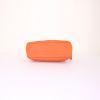 Bolso bandolera Chanel Camera en lona acolchada naranja - Detail D5 thumbnail