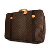 Louis Vuitton Satellite 70 suitcase in brown monogram canvas and natural leather - Detail D2 thumbnail