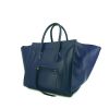 Céline Phantom handbag in dark blue leather - 00pp thumbnail