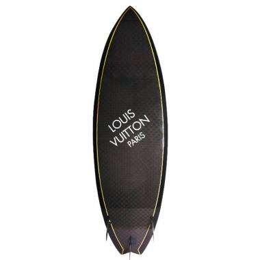 Planche de surf Louis Vuitton à décor de damier graphite, édition limitée, de 2012