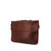 Hermès document holder in burgundy box leather - 00pp thumbnail