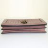 Bottega Veneta Knot pouch in pink braided leather - Detail D4 thumbnail