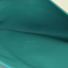 Pochette Hermes Jige in pelle togo verde - Detail D2 thumbnail