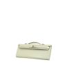 Hermès Kelly - Clutch pouch in grey pearl box leather - 00pp thumbnail