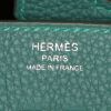 Bolso de mano Hermes Birkin 25 cm en cuero togo verde malaquita - Detail D3 thumbnail