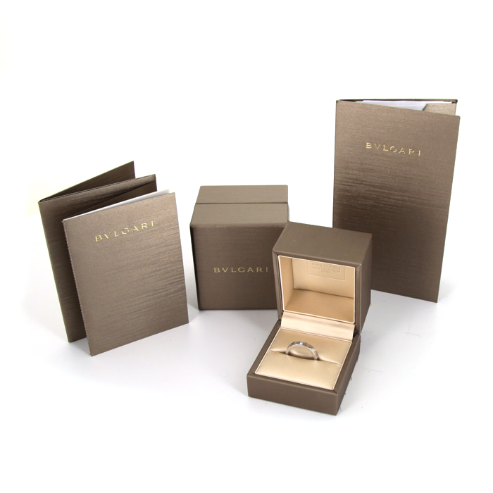 Anello Bulgari in oro bianco e diamante - Detail D2