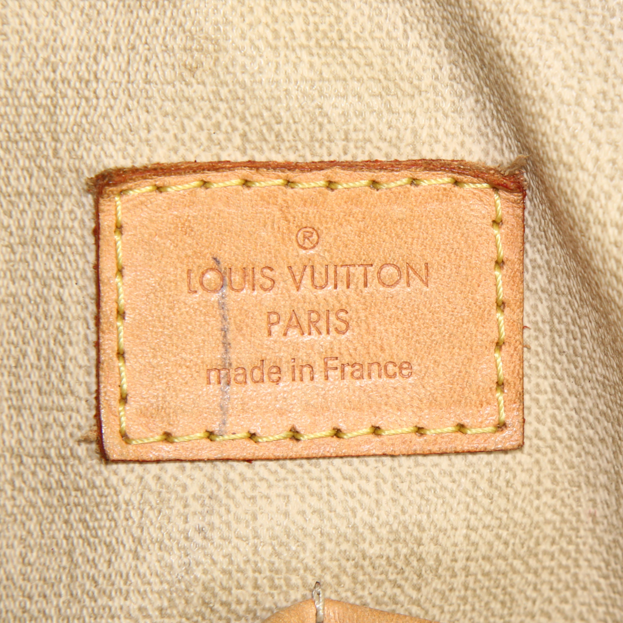 Louis Vuitton Trouville handbag in brown monogram canvas and natural leather - Detail D3