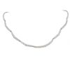 Vintage 1980's necklace in platinium and diamonds for 5 carats - 00pp thumbnail