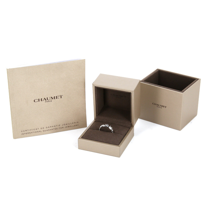 Anello Chaumet Hortensia in oro bianco - Detail D2