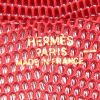 Porta agenda Hermès en piel de lagarto roja - Detail D3 thumbnail