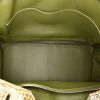 Hermes Birkin 35 cm handbag in green Canopée porosus crocodile - Detail D2 thumbnail