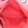 Bolso de mano Dior Granville en lona beige y piel de pitón rosa - Detail D3 thumbnail