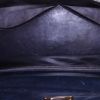 Sac à main Hermes Kelly 35 cm en cuir box bleu-marine - Detail D2 thumbnail