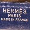 Sac à main Hermes Kelly 35 cm en cuir box bleu-marine - Detail D3 thumbnail