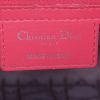 Dior Lady Dior large model handbag in pink leather cannage - Detail D4 thumbnail