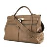 Hermes Kelly Lakis handbag in etoupe Swift leather - 00pp thumbnail