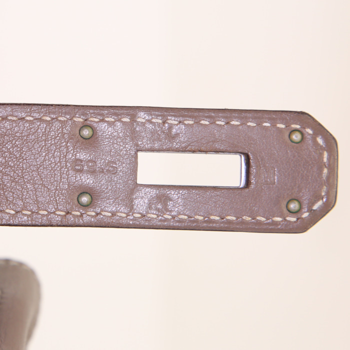 Borsa Hermes Kelly Lakis in pelle Swift etoupe - Detail D5