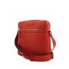 Gucci shoulder bag in red monogram canvas and red leather - 00pp thumbnail