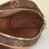 Louis Vuitton Gange pouch in brown monogram canvas and natural leather - Detail D2 thumbnail