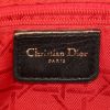 Bolso de mano Dior Lady Dior modelo grande en charol negro - Detail D3 thumbnail