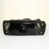 Dior Lady Dior large model handbag in black patent leather - Detail D4 thumbnail