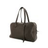 Hermes Victoria shoulder bag in grey togo leather - 00pp thumbnail