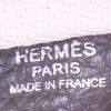 Hermes Victoria shoulder bag in grey togo leather - Detail D3 thumbnail