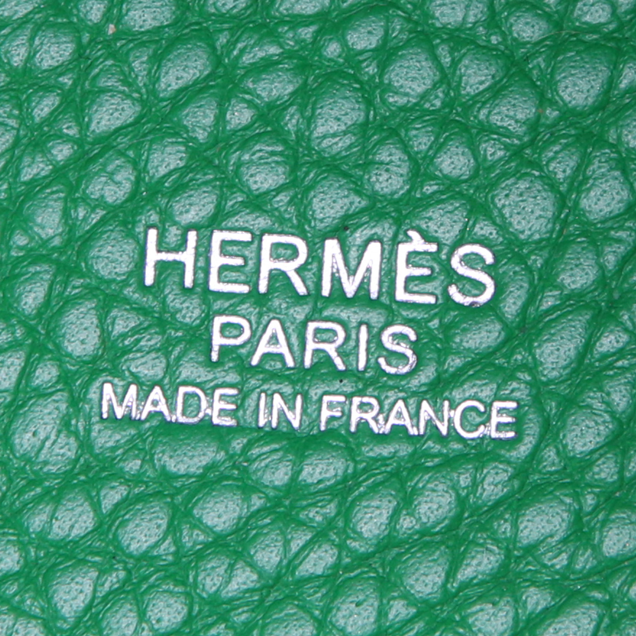 Hermes Picotin medium model handbag in green togo leather - Detail D3
