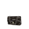Chanel Timeless bag in black logo canvas - 00pp thumbnail