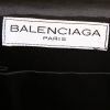 Balenciaga Vintage handbag/clutch in black velvet and black canvas - Detail D3 thumbnail