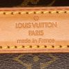 Borsa Louis Vuitton in tela monogram cerata marrone e pelle naturale - Detail D3 thumbnail
