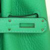 Borsa Hermes Birkin 30 cm in pelle togo verde Bamboo - Detail D4 thumbnail