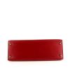 Sac Hermes Kelly 32 cm en cuir box rouge - 360 Front thumbnail