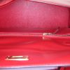 Hermes Kelly 32 cm bag in red box leather - Detail D3 thumbnail