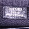 Hermès Arion weekend bag in black togo leather and black Swift leather - Detail D3 thumbnail